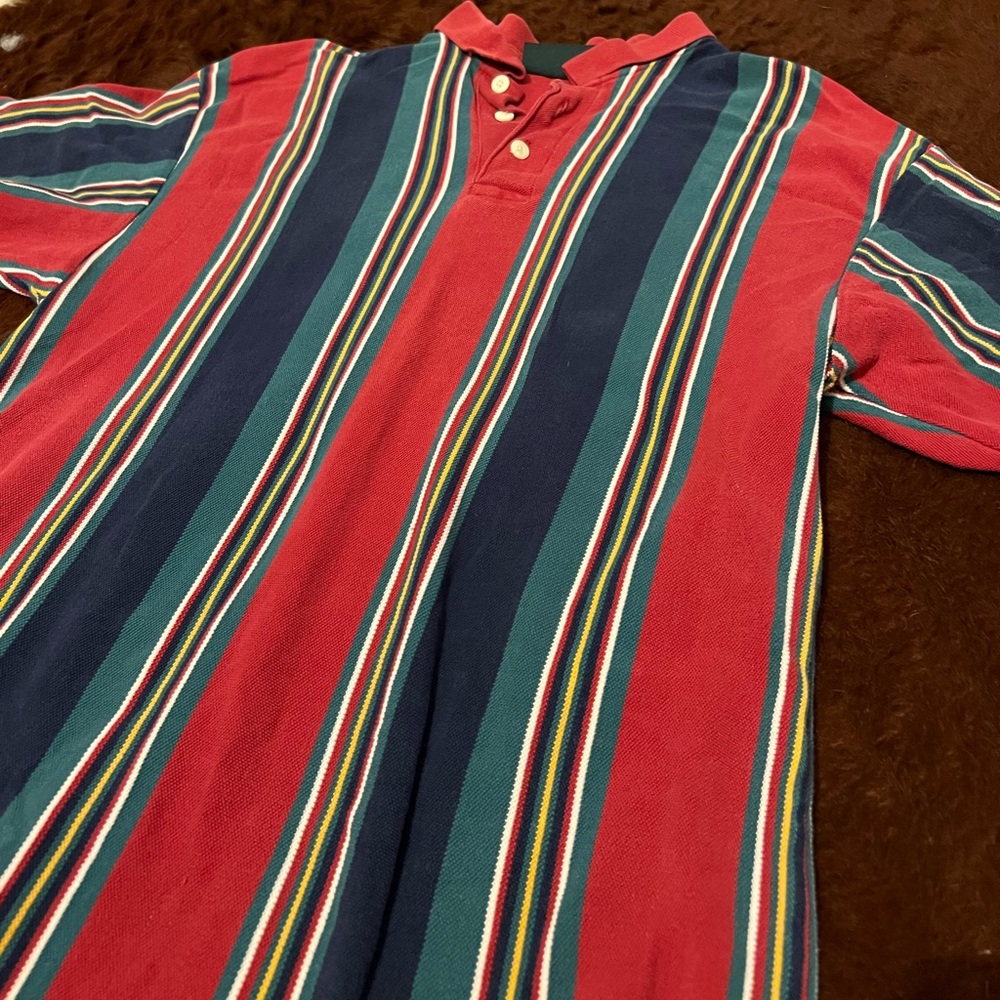 Short sleeve stripped shirt